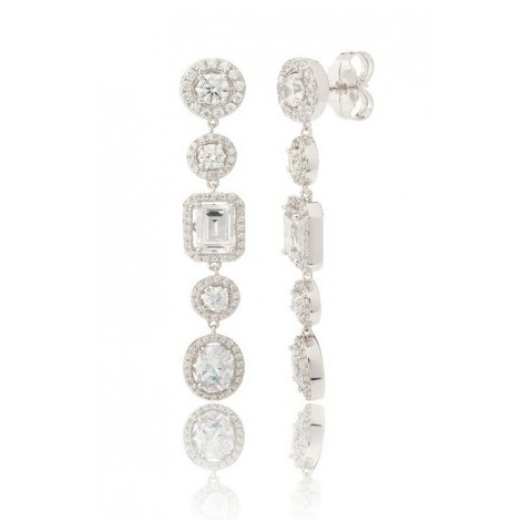 PENDIENTES PLATA 1 LEY LARGO NOVIA 3