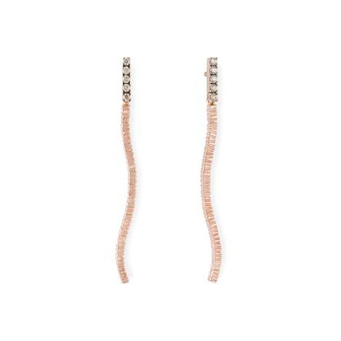 PENDIENTES PLATA ROSA CIRCONITAS