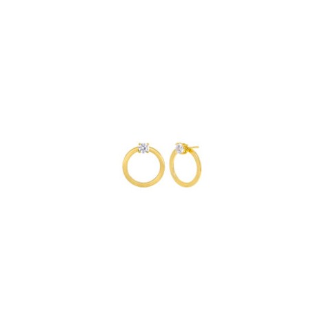 PENDIENTES PLATA CIRCULO
