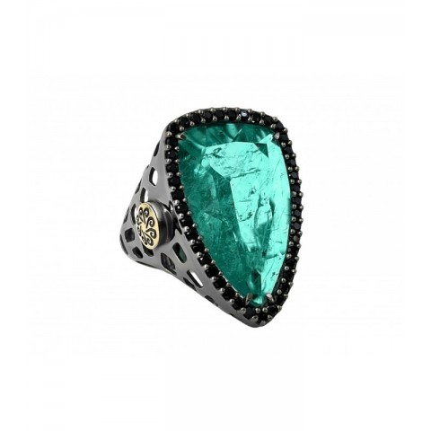 ANILLO PLATA Y ORO BOHEMME