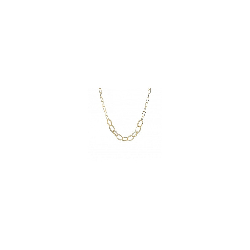 COLLAR ACERO DORADO