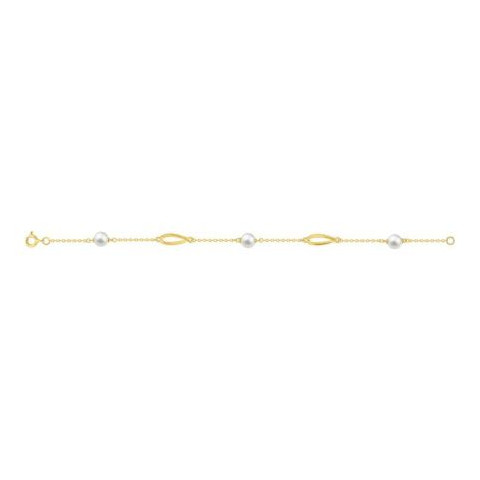 PULSERA PERLA PLATA 1 LEY