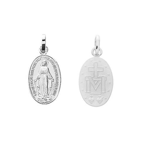 MEDALLA MILAGROSA PLATA 1 LEY