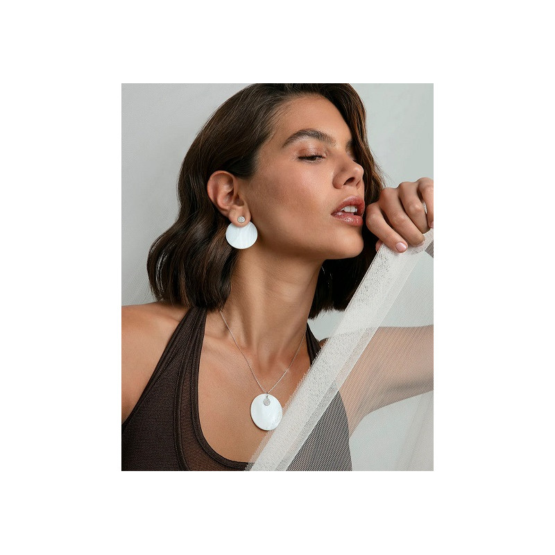 COLLAR PLATA 1 LEY MADRE PERLA