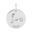 COLGANTE PISCIS PLATA 1 LEY
