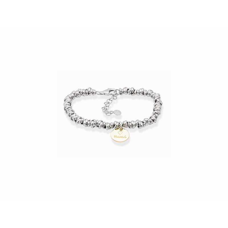 PULSERA PLATA 1 LEY MAMA