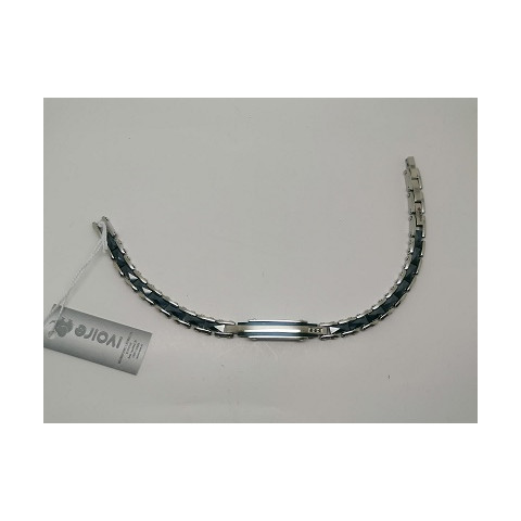 PULSERA ACERO ZUL