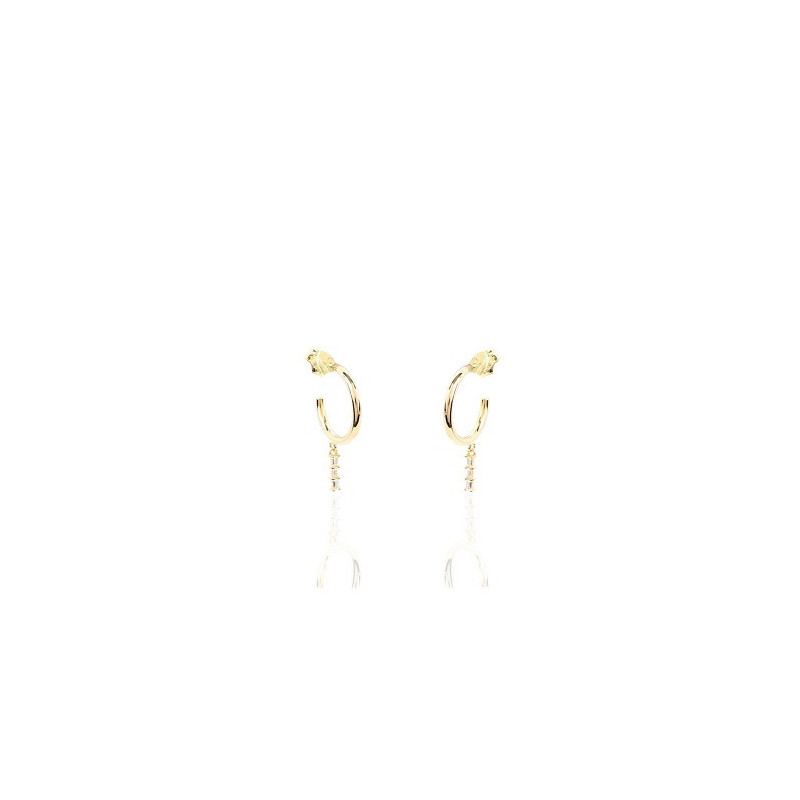PENDIENTES ORO 1 LEY CIRCONITA