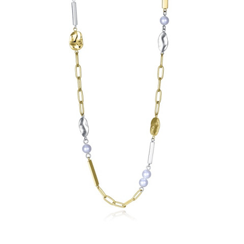 COLLAR ACERO IP DORADO