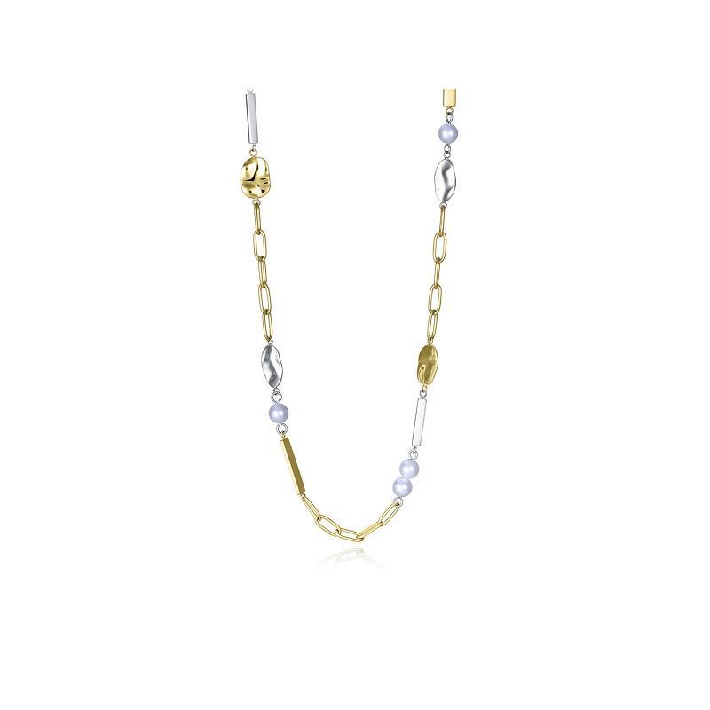 COLLAR ACERO IP DORADO