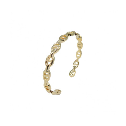 PULSERA ACERO DORADA