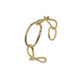 BRAZALETE ACERO DORADA