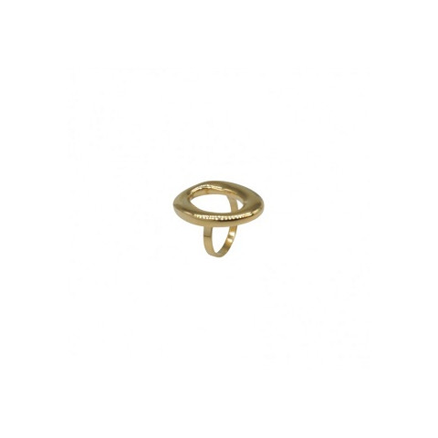 ANILLO ACERO DORADO