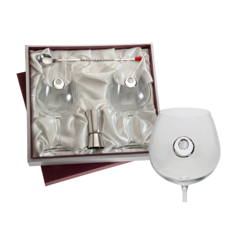 ESTUCHE GIN TONIC 2 COPAS