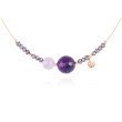 GARG.ZEN PLATA ROSA Y P.AMATISTA