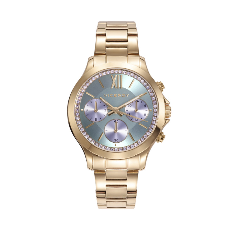 RELOJ ACERO DORADO