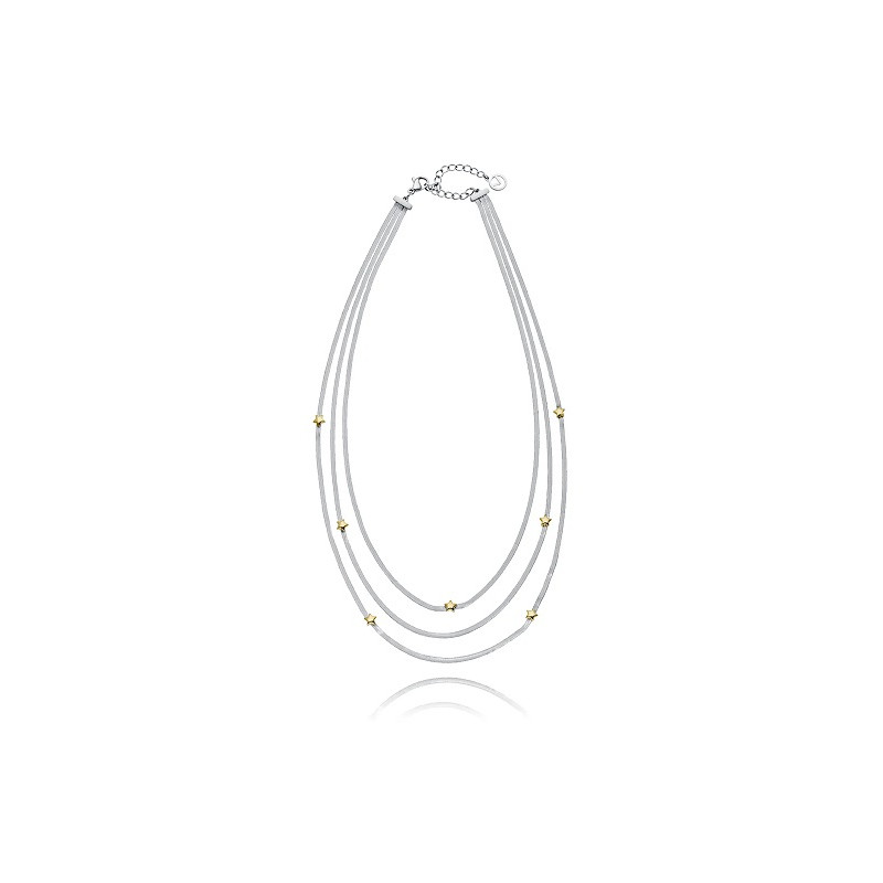 COLLAR ACERO IP DORADO