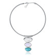 COLLAR ACERO PIEDRA NATURAL