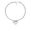 COLLAR ACERO PIEDRA NATURAL