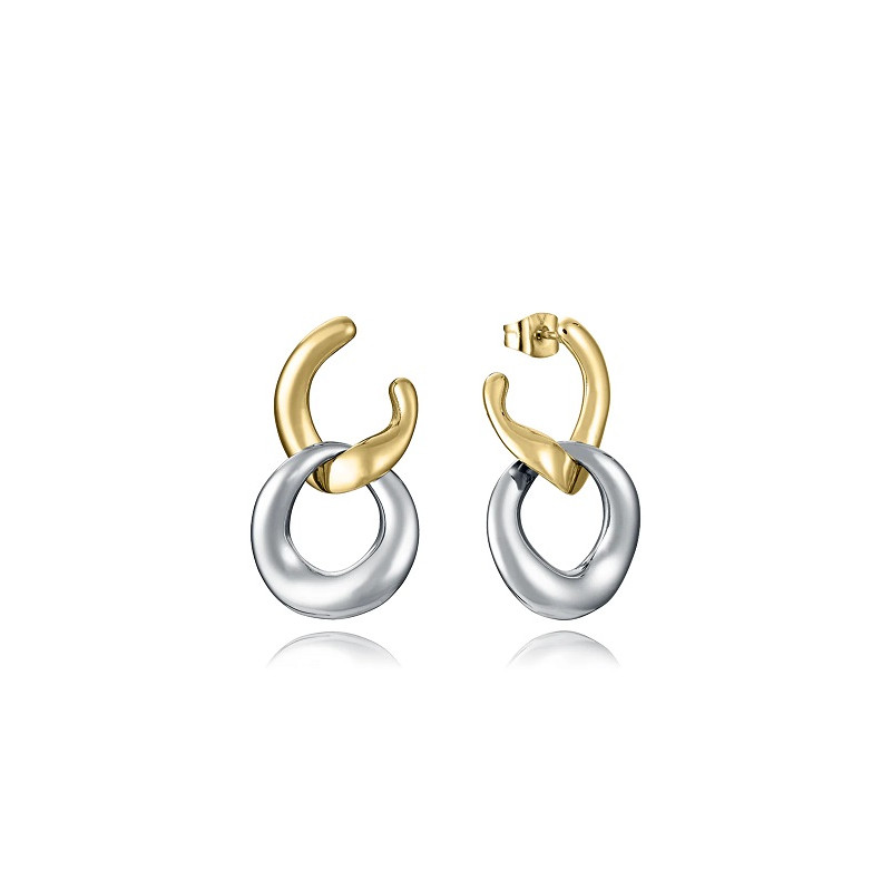 PENDIENTES ACERO IP DORADO