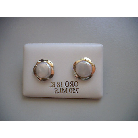 PENDIENTE PERLA ORO 1 LEY