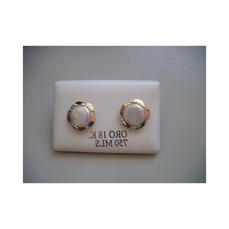 PENDIENTE PERLA ORO 1 LEY