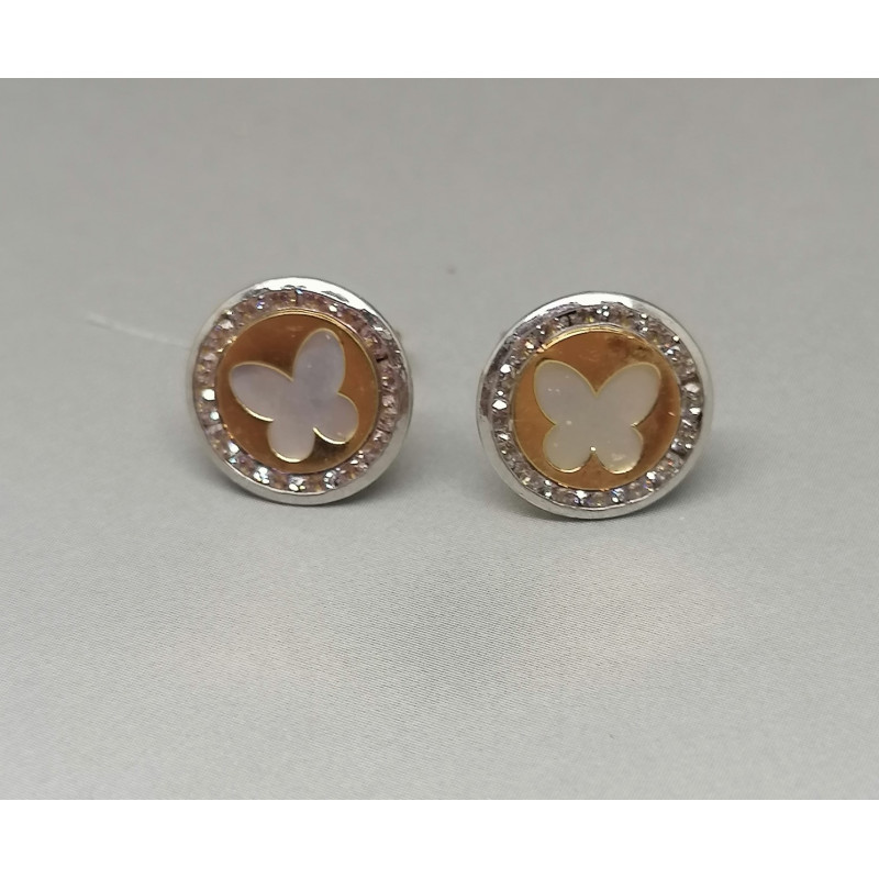 PENDIENTE MARIPOSA ORO 1 LEY