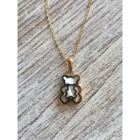 COLGANTE OSITO ORO 1 LEY