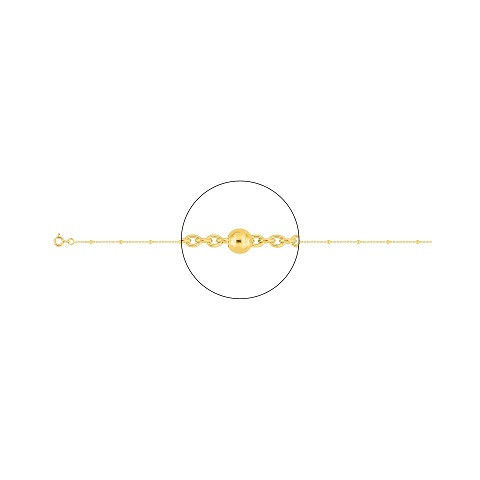 CADENA ORO 1 LEY BOLAS