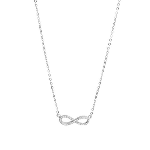 COLLAR INFINITO PLATA 1 LEY