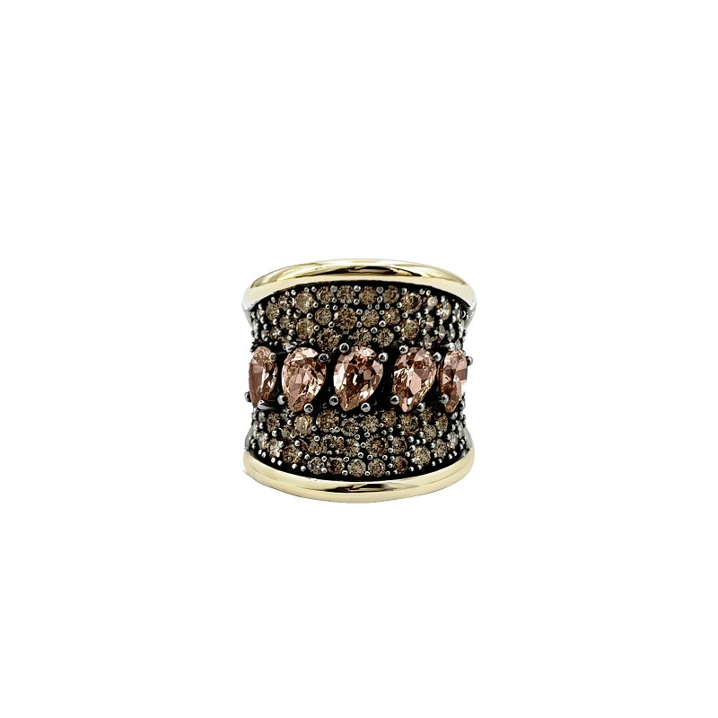 ANILLO PLATA Y ORO BOHEMME