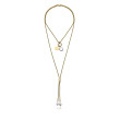 COLLAR ACERO IP DORADO