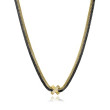 COLLAR ACERO IP DORADO