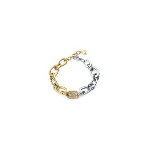 PULSERA ACERO IP DORADO