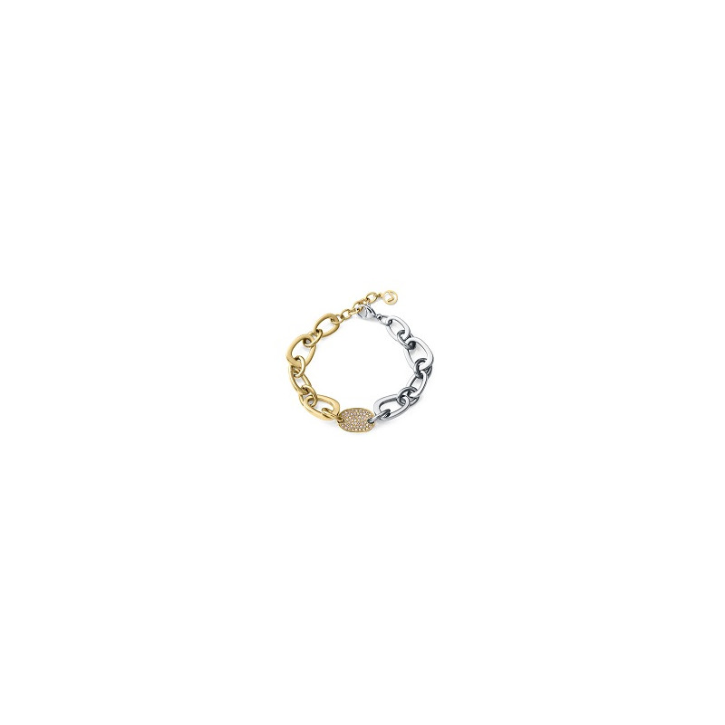 PULSERA ACERO IP DORADO