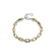 PULSERA ACERO IP DORADO 