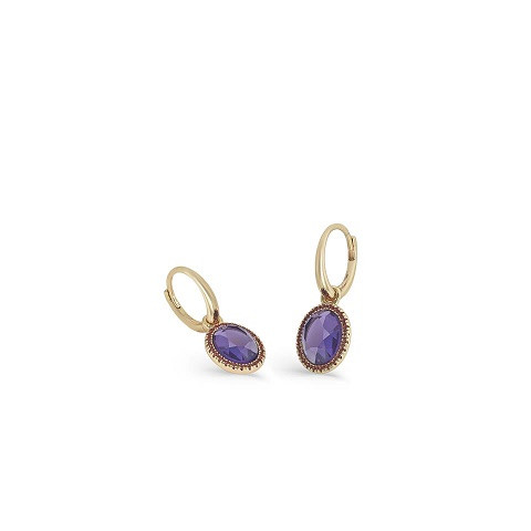 PENDIENTE PIEDRA PLATA