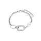 PULSERA ACERO PERLA