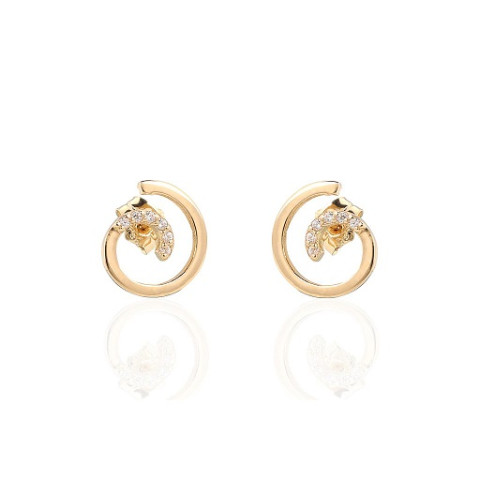 PENDIENTE ESPIRAL ORO 1 LEY