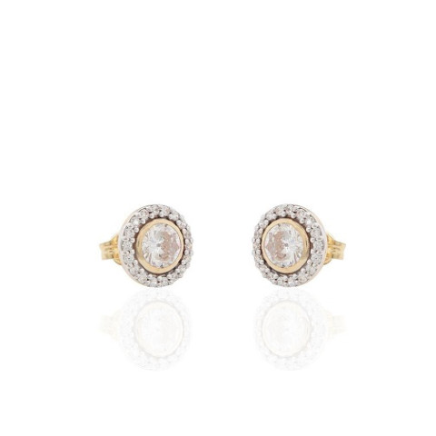PENDIENTES ORO 1 LEY CIRCONITAS