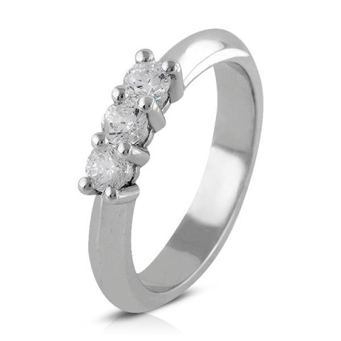 ANILLO DIAMANTES ORO 1 LEY