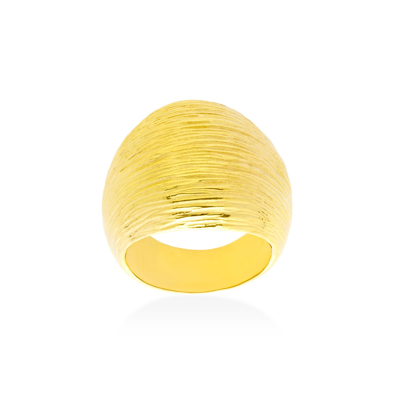 ANILLO PLATA 1 LEY DORADO