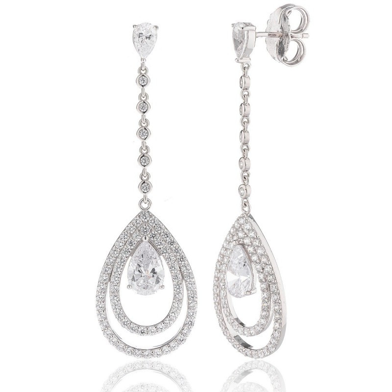 PENDIENTES PLATA 1 LEY LAGRIMA