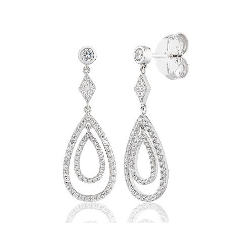 PENDIENTES PLATA LAGRIMAS