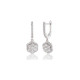 PENDIENTES FLOR PLATA 1 LEY