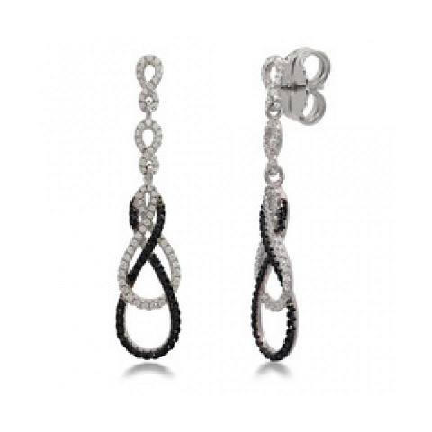 PENDIENTES OCHOS PLATA 1 LEY