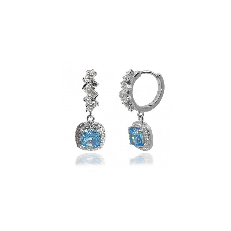 AROS PLATA Y AGUAMARINA