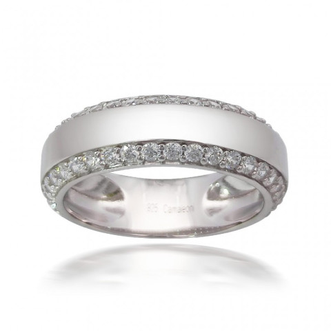 ANILLO PLATA 1 LEY PAVE