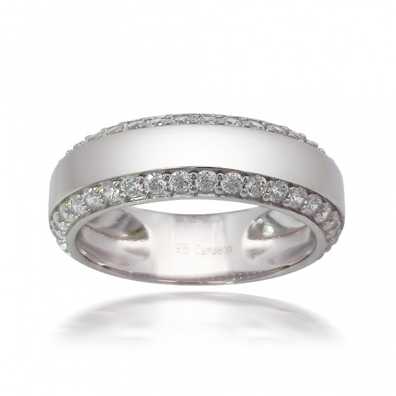 ANILLO PLATA 1 LEY PAVE