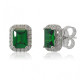 PENDIENTES PLATA 1 LEY ESMERALDA